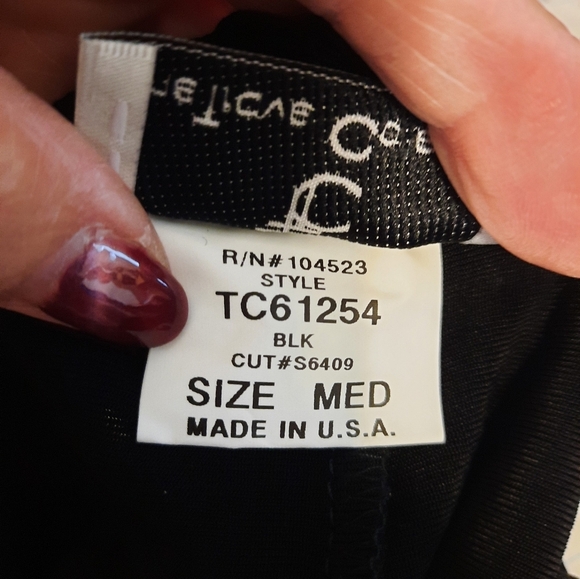 The Travelers Collection 3 Pc Set Black and Gold Floral Kimono,pants,top - Picture 7 of 16